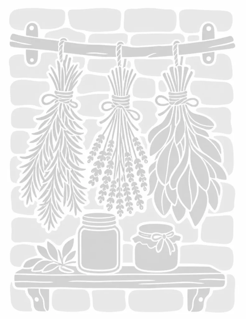 botanicals monochrome coloring book