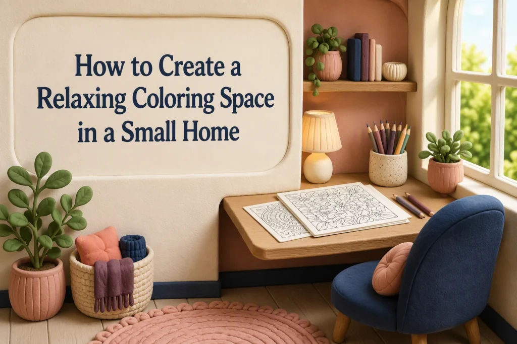 How to Create a Relaxing Coloring Space in a Small Home